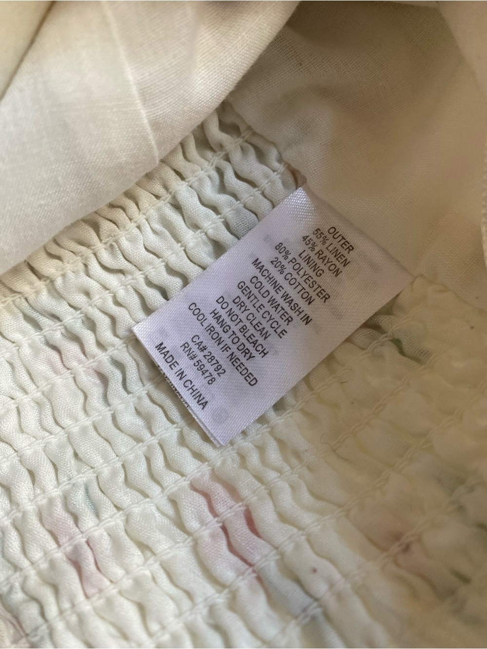 Joie Floral Linen Cottagecore Coquette Bustier Crop Top - Picture 6 of 6